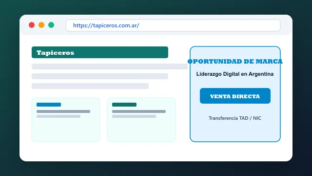 Modelo de aplicación comercial y proyectos digitales para tapiceros.com.ar
